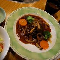 スギモト 本店 - 煮込みハンバーグ