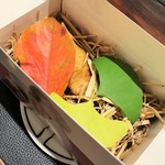 秋の落ち葉で包まれて・・