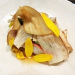 傳 - マコモダケ、菊芋、菊の花