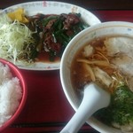 とんちんかん - ラーメン定食(税込860円)