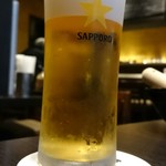 瞬彩 - メンチカツ定食￥900瓶ビール￥500