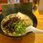 茨城豚骨 とんこつ家 高菜 - 高菜 茨城豚骨 まる（きくらげ） 830円