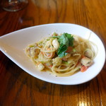 ラ･マンチーナ - 穴子と焼ナスのパスタ