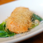 ラ･マンチーナ - 秋鮭のカダイフ揚げ