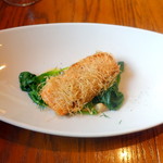 ラ･マンチーナ - 秋鮭のカダイフ揚げ