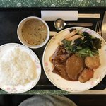 レストランＭＩＴＡ - トリプルランチ（ハンバーグ・ローストビーフ・クリームコーンコロッケ）