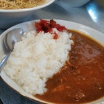 でんでん - カレーセット¥900 ネギ増し+¥50