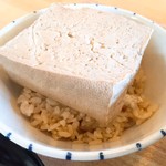 島豆腐と、おそば。真打田仲そば - 