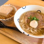 島豆腐と、おそば。真打田仲そば - 