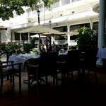 The veranda at The Beachhouse - 