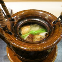 銀座 よし澤 - 鱧と松茸の土瓶蒸し