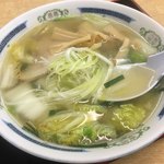 伊豆大島岡田港客船待合所レストラン　いずしち丸 - 青唐辛子ラーメン