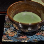 茶房 やなぎ庵 - 結び柳の抹茶