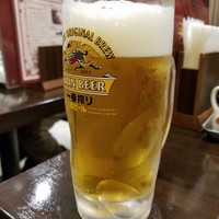 梅蘭 御茶ノ水ワテラス店 - 　生ビール（580円）