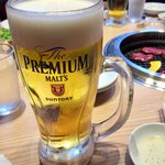 Yakiniku Furusato - 生ビール(大) 880円