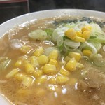 ビッグベアー - コーンラーメン（味噌）のアップ〜(*^▽^*)❤️