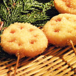 花野亭 - れんこん串揚げ