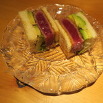 器楽亭 - 鮪とアボカドのカツサンド1