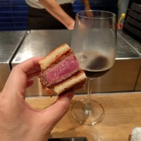 炭火焼肉 なかはら - 究極カツサンドだね