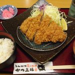 かつざんまい - ﾛｰｽかつ定食。