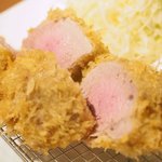 シャ豚ブリアン - シャ豚ブリアン定食 2376円 のシャ豚ブリアンヒレカツ
