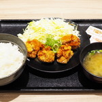 吉野家 - ガーリックバターから揚げ定食