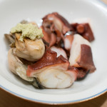 うを徳 - 2017.10 明石煮蛸 昆布森牡蠣燻製