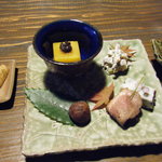 Yama Ai No Yado Kiyasuya - 前菜：季節の五種盛り