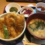 居酒屋 典典 - 穴子天丼1400円