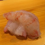 鮨 あらい - ボタンエビ