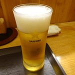 志乃家 - まずは「生ビー」540円^^