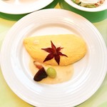 ウェスティンホテル大阪 - 季節感のあるオムレツ