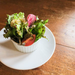 Nord - カレードリアはミニサラダ付き。