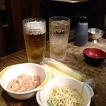 Yakiniku Izakaya Kumamichan - スパゲティサラダ、大人気です