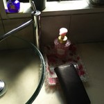 ラーメン 厚木家 - 食事の前には 手を洗いましょう♪(笑)(*´∇｀*)←califさんの財布先生に 教わりました♪(笑)(*´∇｀*)