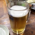 ホルモン道場 - 生ビール 550円(税込)