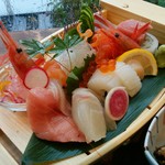 ごはんや 華火 - 「お刺身定食」（上）