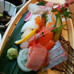 ごはんや 華火 - 「お刺身定食」（上）