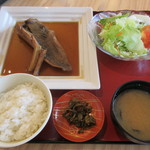 なでしこcafe - ランチ　アイナメ煮魚