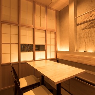 Kishu no Shizuku 2nd floor ``Hanare'' table and chairs.