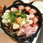 銀座 篝 - 鶏すき鍋  @1,080円(2017.10)