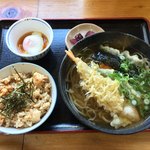 Taishouan - かやくごはん定食(そば)900円(税込)