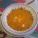 ウルムチ フードアンドティー - ドネルケバブセットのスープ