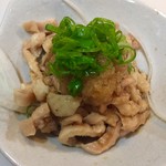 串処一龍 - 鶏皮ポン酢 300円