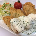 串処一龍 - 白身フライタルタルソースで※日替わりメニュー