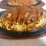 カツカレースパゲティ900円