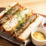 ランドアンドイアーズ - 自家製ミルフィーユカツサンドランチ（～11月10日）