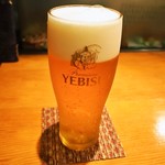 すし処 錦 - 生ビール