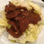 旺旺 - 牛肉とカキソースの炒め (蠔油牛肉片)
