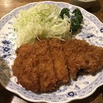とんかつ ゆたか - ロースかつアップ